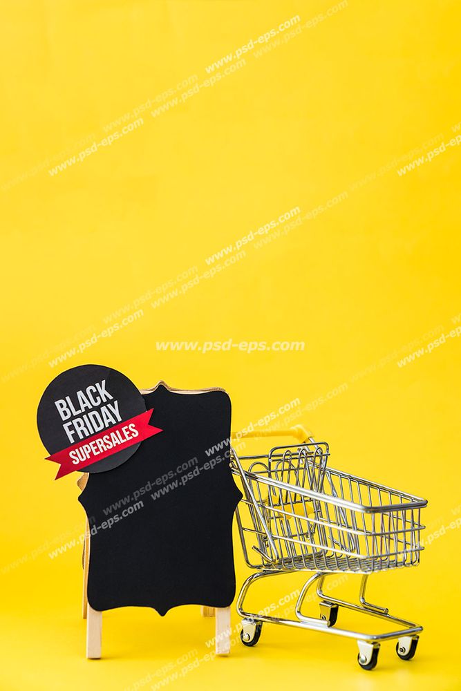 عکس با کیفیت سبد خرید از مراکز خرید بزرگ و هایپرمارکت ها در کنار استند فروش و تخفیف ویژه در روزهای تعطیل با زمینه زرد ویژه استفاده در امور تبلیغاتی و تجاری طراحی کاتالوگ ، بروشور و تراکت با موضوع تبلیغات فروش ویژه و دارای تخفیف فروشگاه ها و مراکز خرید