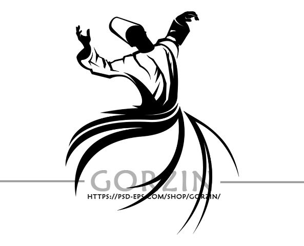 3 عدد png رقص سماع دوربری شده