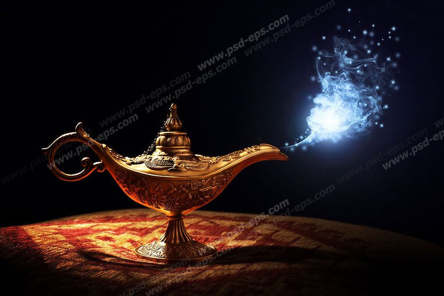 عکس با کیفیت تبلیغات چراغ جادو