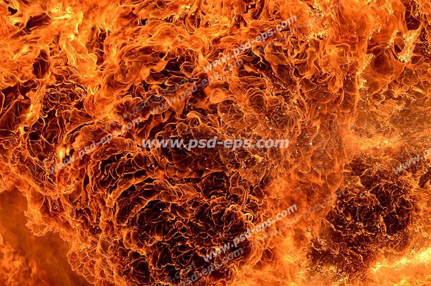 عکس با کیفیت تبلیغاتی آتش گر گرفته