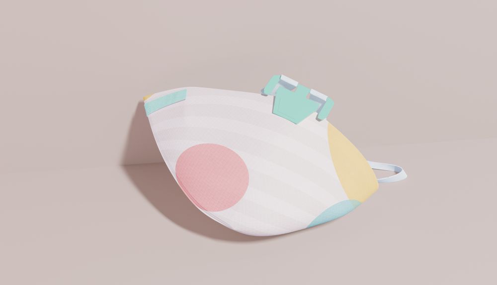 موکاپ طرح ماسک